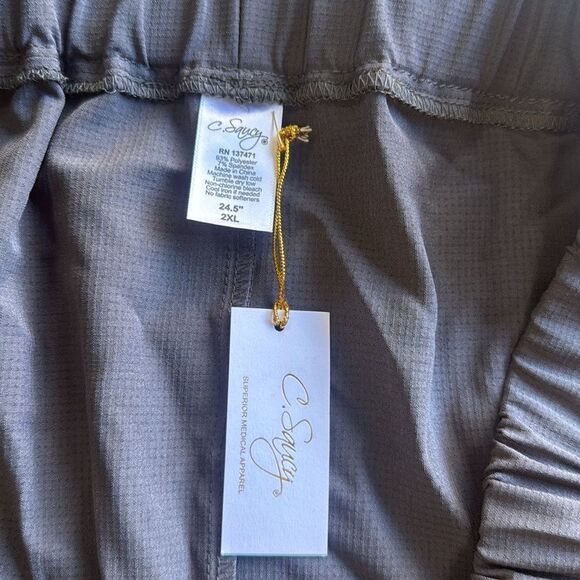 C.Saucy Original Scrub Skirt size 2 XL Black (Dark Grey Look) NWT - Picture 8 of 10